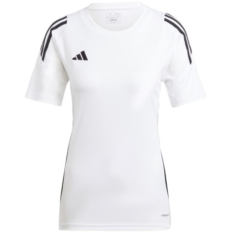 Koszulka damska adidas Tiro 24 Jersey biało-czarna IS1024 L Adidas teamwear