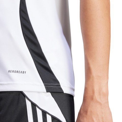 Koszulka damska adidas Tiro 24 Jersey biało-czarna IS1024 XL Adidas teamwear