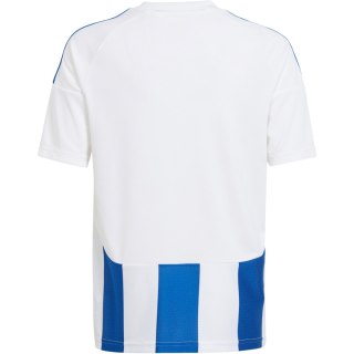 Koszulka dla dzieci adidas Striped 24 biało-niebieska IW2134 140cm Adidas teamwear