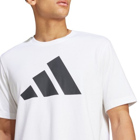 Koszulka męska adidas PWR 3 Graphic Tee biała IY8582 L Adidas