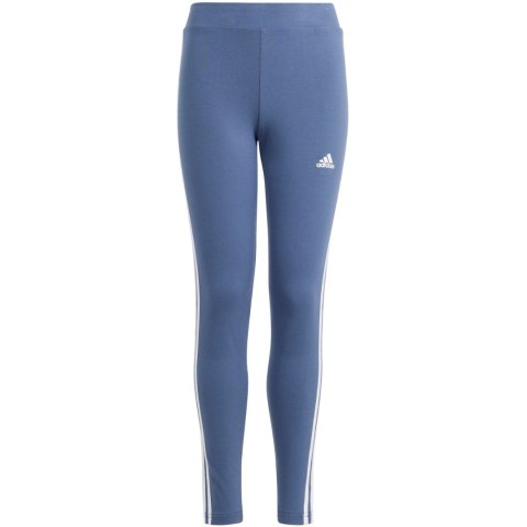 Legginsy dla dzieci adidas Essentials 3-Stripes Cotton Tights niebieskie IS2633 152cm Adidas