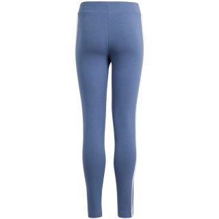 Legginsy dla dzieci adidas Essentials 3-Stripes Cotton Tights niebieskie IS2633 164cm Adidas