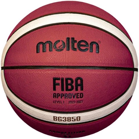 Piłka koszykowa Molten brązowa B5G3850 FIBA 5 Molten