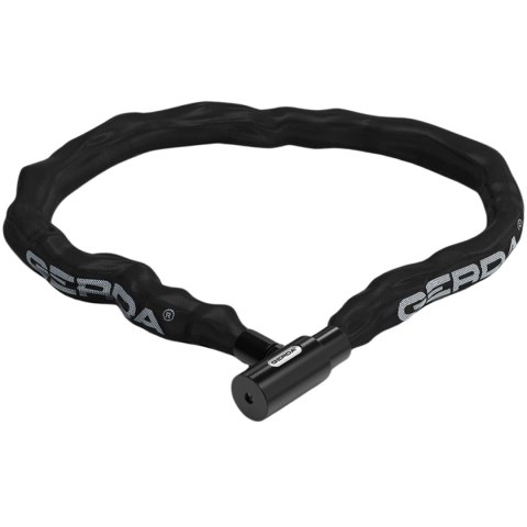 Zapięcie rowerowe Gerda łańcuch, korpus okrągły, czarne Contra 1200/8V OSCN0120008 06V2XP Gerda