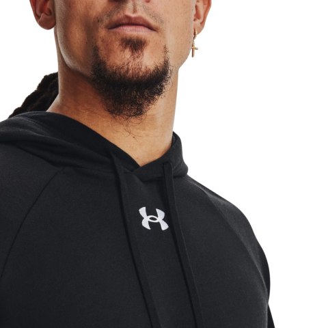 Bluza męska Under Armour Rival Fleece Hoodie czarna 1379757 001 M Under Armour