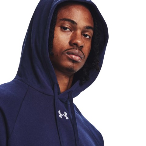 Bluza męska Under Armour Rival Fleece Hoodie granatowa 1379757 410 L Under Armour
