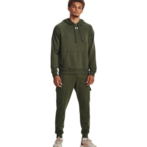 Bluza męska Under Armour Rival Fleece Hoodie oliwkowa 1379757 390 S Under Armour