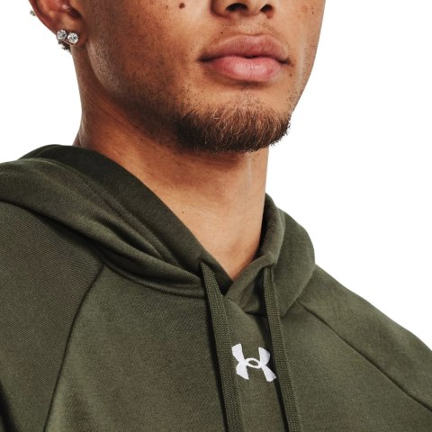 Bluza męska Under Armour Rival Fleece Hoodie oliwkowa 1379757 390 S Under Armour