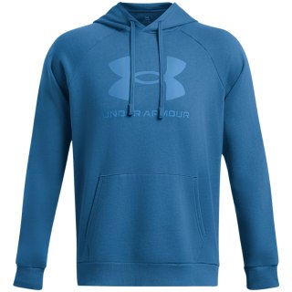 Bluza męska Under Armour Rival Fleece Logo HD niebieska 1379758 406 M Under Armour