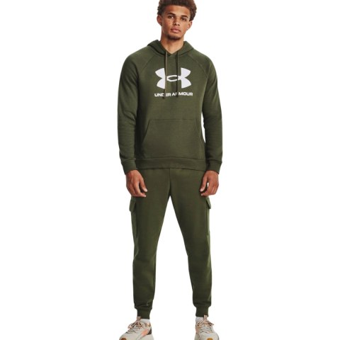 Bluza męska Under Armour Rival Fleece Logo HD oliwkowa 1379758 390 S Under Armour