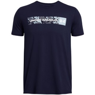 Koszulka męska Under Armour Camo Chest Stripe granatowa 1376830 410 XL Under Armour