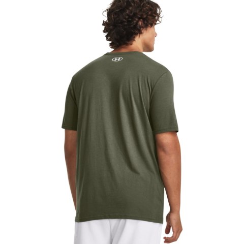 Koszulka męska Under Armour Camo Chest Stripe khaki 1376830 390 S Under Armour