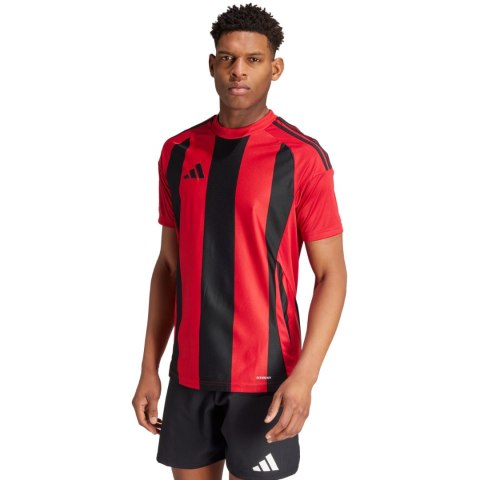 Koszulka męska adidas Striped 24 Jersey czerwono-czarna IW4556 2XL Adidas teamwear