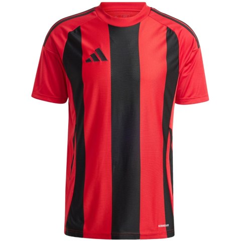 Koszulka męska adidas Striped 24 Jersey czerwono-czarna IW4556 2XL Adidas teamwear