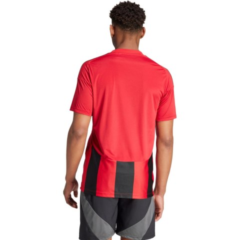 Koszulka męska adidas Striped 24 Jersey czerwono-czarna IW4556 2XL Adidas teamwear
