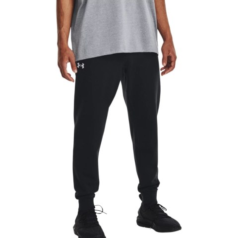 Spodnie męskie Under Armour Rival Fleece Joggers czarne 1379774 001 M Under Armour