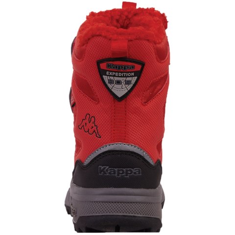 Buty dla dzieci Kappa Vipos Tex czerwono-czarne 260902K 2011 Kappa Buty dla dzieci Kappa Vipos Tex czerwono-czarne 260902K 2011 Kappa