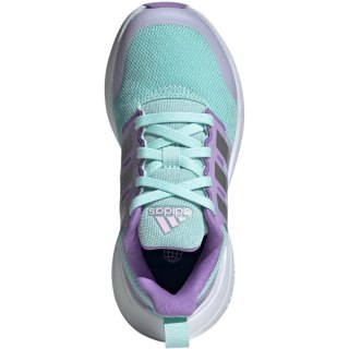 Buty dla dzieci adidas FortaRun 2.0 Cloudfoam Lace niebiesko-fioletowe ID2363 Adidas