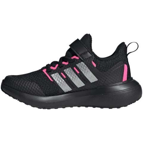 Buty dla dzieci adidas FortaRun 2.0 EL K czarno-różowe IG0418 Adidas Buty dla dzieci adidas FortaRun 2.0 EL K czarno-różowe IG0418 Adidas