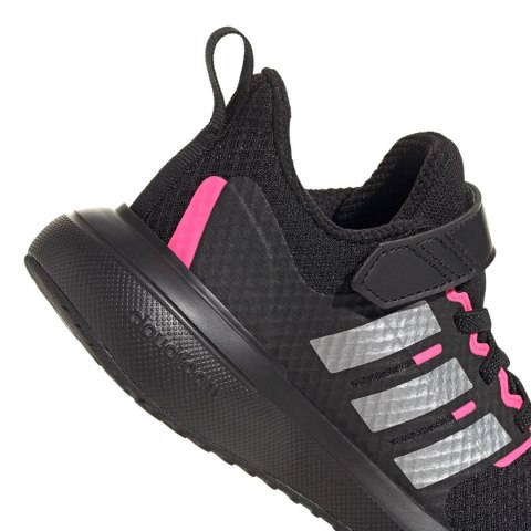 Buty dla dzieci adidas FortaRun 2.0 EL K czarno-różowe IG0418 Adidas Buty dla dzieci adidas FortaRun 2.0 EL K czarno-różowe IG0418 Adidas