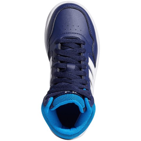 Buty dla dzieci adidas Hoops Mid granatowe GW0400 Adidas Buty dla dzieci adidas Hoops Mid granatowe GW0400 Adidas