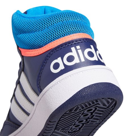 Buty dla dzieci adidas Hoops Mid granatowe GW0400 Adidas Buty dla dzieci adidas Hoops Mid granatowe GW0400 Adidas