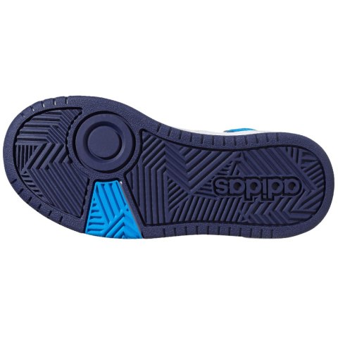 Buty dla dzieci adidas Hoops Mid granatowe GW0400 Adidas Buty dla dzieci adidas Hoops Mid granatowe GW0400 Adidas