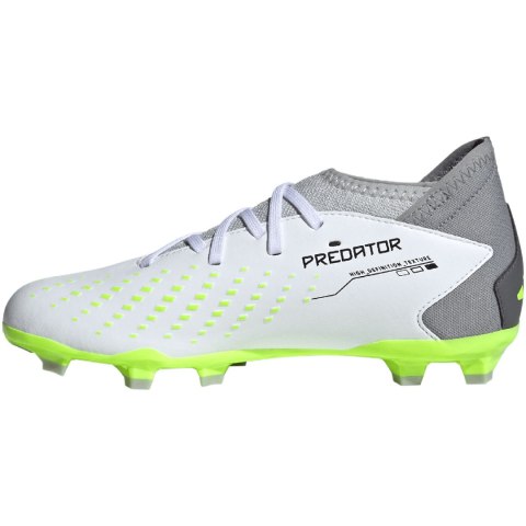 Buty piłkarskie dla dzieci adidas Predator Accuracy.3 FG biało-szare IE9504 Adidas Buty piłkarskie dla dzieci adidas Predator Accuracy.3 FG biało-szare IE9504 Adidas