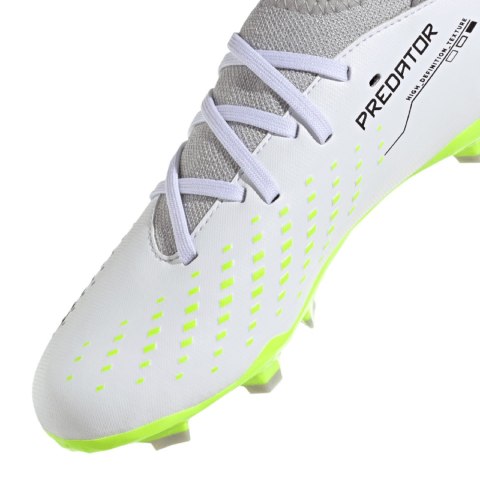Buty piłkarskie dla dzieci adidas Predator Accuracy.3 FG biało-szare IE9504 Adidas Buty piłkarskie dla dzieci adidas Predator Accuracy.3 FG biało-szare IE9504 Adidas