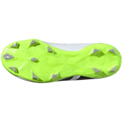 Buty piłkarskie dla dzieci adidas Predator Accuracy.3 Laceless FG biało-szare IF2265 Adidas Buty piłkarskie dla dzieci adidas Predator Accuracy.3 Laceless FG biało-szare IF2265 Adidas