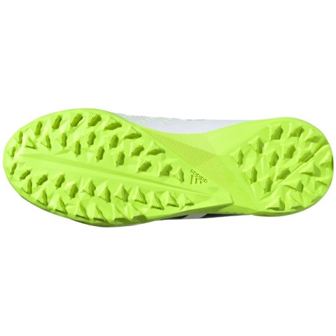 Buty piłkarskie dla dzieci adidas Predator Accuracy.3 Laceless TF biało-szare IE9436 Adidas Buty piłkarskie dla dzieci adidas Predator Accuracy.3 Laceless TF biało-szare IE9436 Adidas