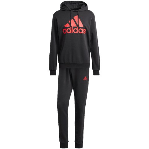 Dres męski adidas Big Logo Terry Track Suit czarny IP5553 Adidas Dres męski adidas Big Logo Terry Track Suit czarny IP5553 Adidas