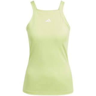 Koszulka damska adidas Top Aeroready Train Essentials Minimal Branding zielona HZ5628 Adidas