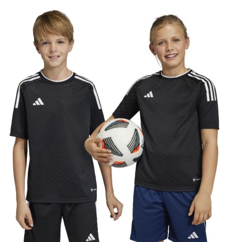 Koszulka dla dzieci adidas Campeon 23 Jersey czarna HS0537 Adidas teamwear Koszulka dla dzieci adidas Campeon 23 Jersey czarna HS0537 Adidas teamwear