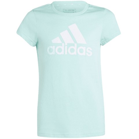 Koszulka dla dzieci adidas Essentials Big Logo Cotton Tee miętowa IM0279 Adidas Koszulka dla dzieci adidas Essentials Big Logo Cotton Tee miętowa IM0279 Adidas