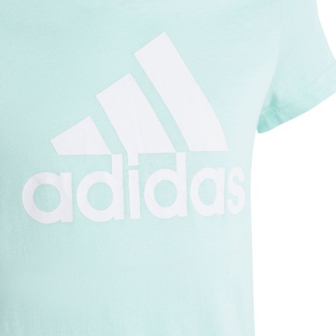 Koszulka dla dzieci adidas Essentials Big Logo Cotton Tee miętowa IM0279 Adidas Koszulka dla dzieci adidas Essentials Big Logo Cotton Tee miętowa IM0279 Adidas