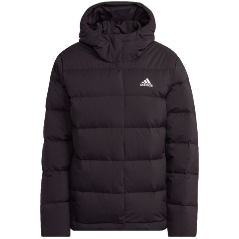 Kurtka damska adidas Helionic Hooded Down czarna HG8747 Adidas