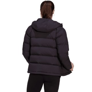 Kurtka damska adidas Helionic Hooded Down czarna HG8747 Adidas