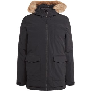 Kurtka męska adidas Parka Hooded Fur czarna IK0553 Adidas