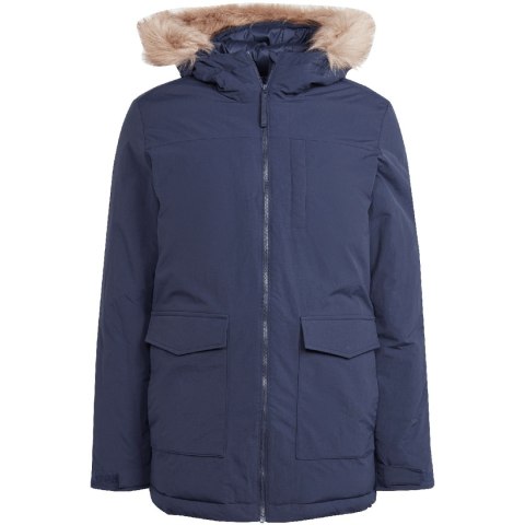 Kurtka męska adidas Parka Hooded Fur granatowa IK0552 Adidas Kurtka męska adidas Parka Hooded Fur granatowa IK0552 Adidas
