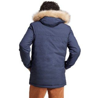 Kurtka męska adidas Parka Hooded Fur granatowa IK0552 Adidas