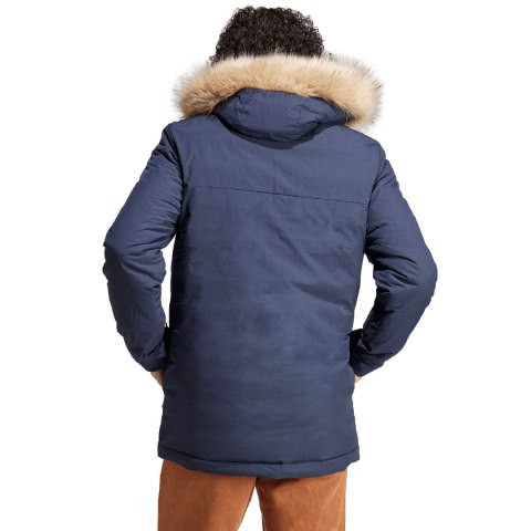 Kurtka męska adidas Parka Hooded Fur granatowa IK0552 Adidas Kurtka męska adidas Parka Hooded Fur granatowa IK0552 Adidas