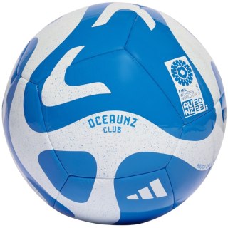 Piłka nożna adidas Oceaunz Club biało-niebieska HZ6933 Adidas teamwear