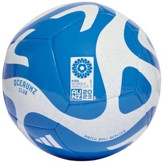 Piłka nożna adidas Oceaunz Club biało-niebieska HZ6933 Adidas teamwear