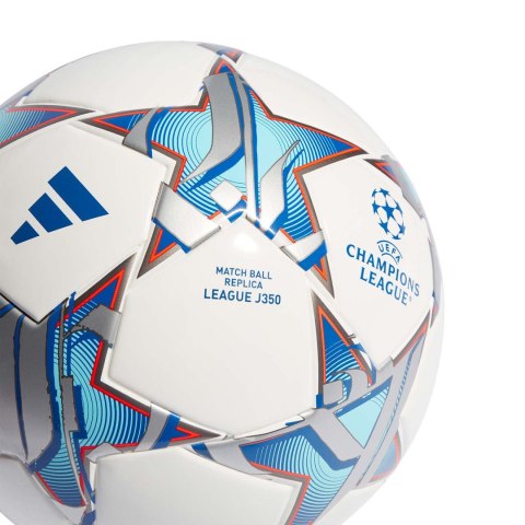 Piłka nożna adidas UCL Junior 350 League 23/24 Group Stage Kids biało-niebieska IA0941 Adidas teamwear Piłka nożna adidas UCL Junior 350 League 23/24 Group Stage Kids biało-niebieska IA0941 Adidas teamwear