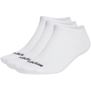 Skarpety adidas Thin Linear Low-Cut Socks 3P białe HT3447 Adidas