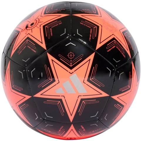 Piłka nożna adidas UCL Club czarno-pomarańczowa IX4064 3 Adidas teamwear