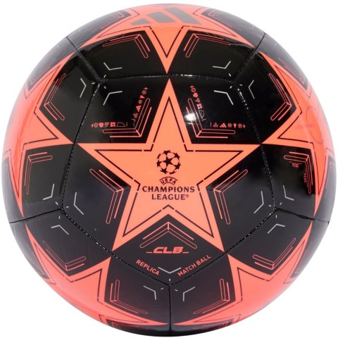 Piłka nożna adidas UCL Club czarno-pomarańczowa IX4064 5 Adidas teamwear