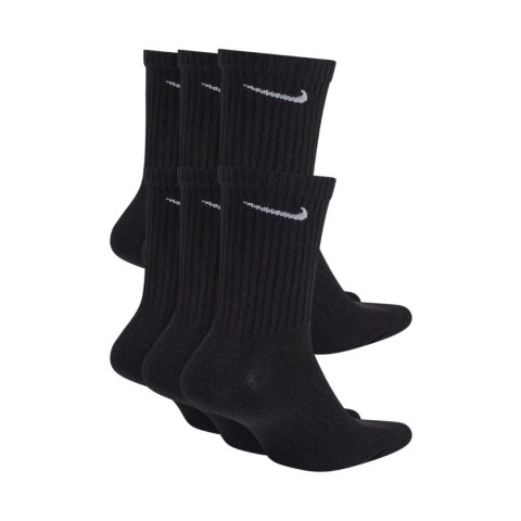 Skarpety Nike Everyday Cush Crew 6 par czarne SX7666 010 34-38 Nike