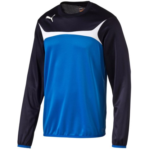 Bluza męska Puma Esito 3 Trainig Sweat niebiesko-czarna 653967 02 L Puma
